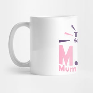 Thanks for being M.A.D ( Mom and Dad) Mug